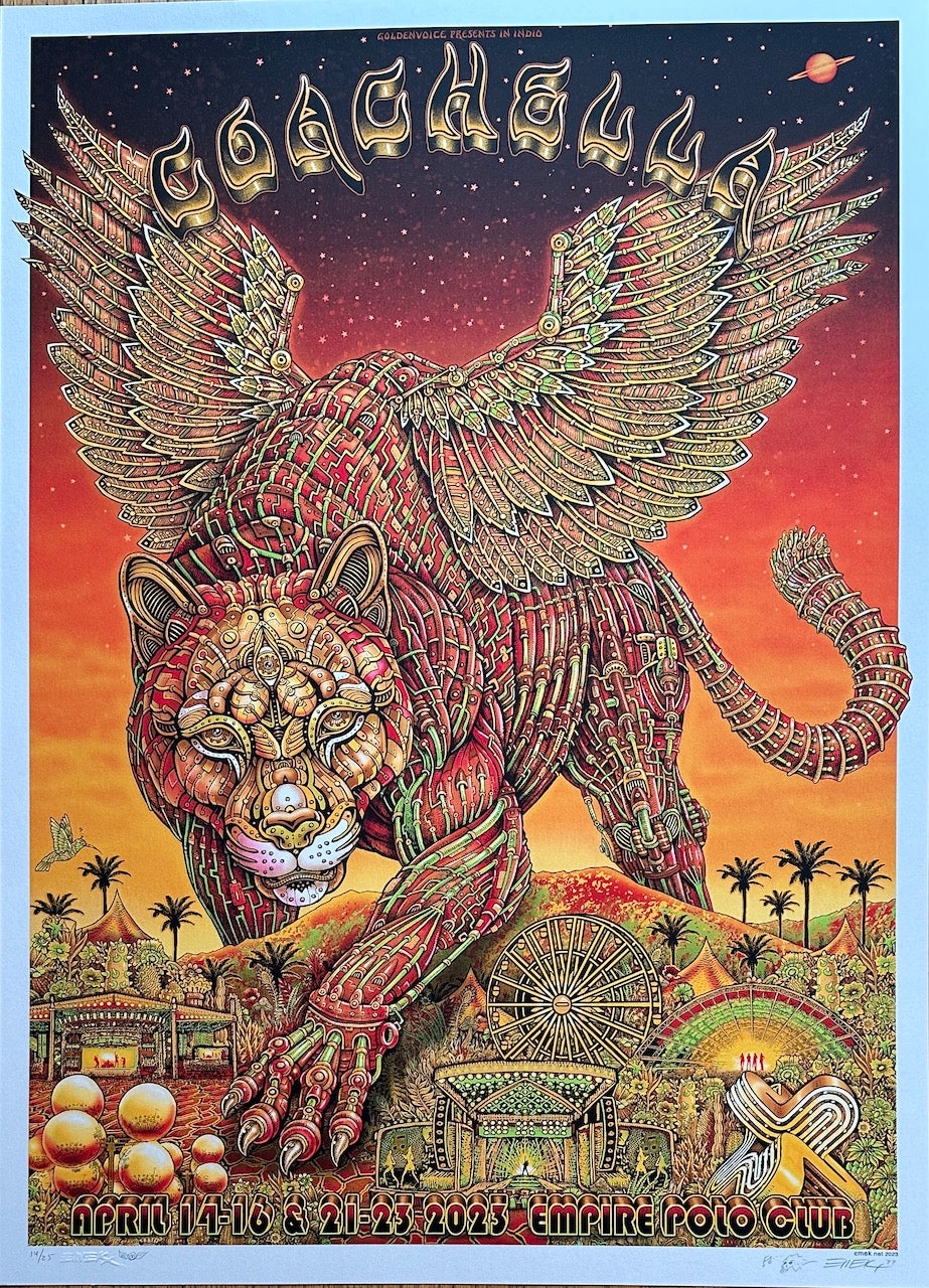 COACHELLA 2023 RUST VARIANT PEARL PAPER -EMPIRE POLO CLUB EMEK