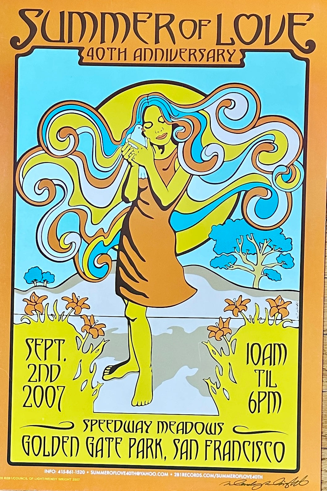 SUMMER OF LOVE 40TH ANNIVERSARY 9-2-2007 WENDY WRIGHT