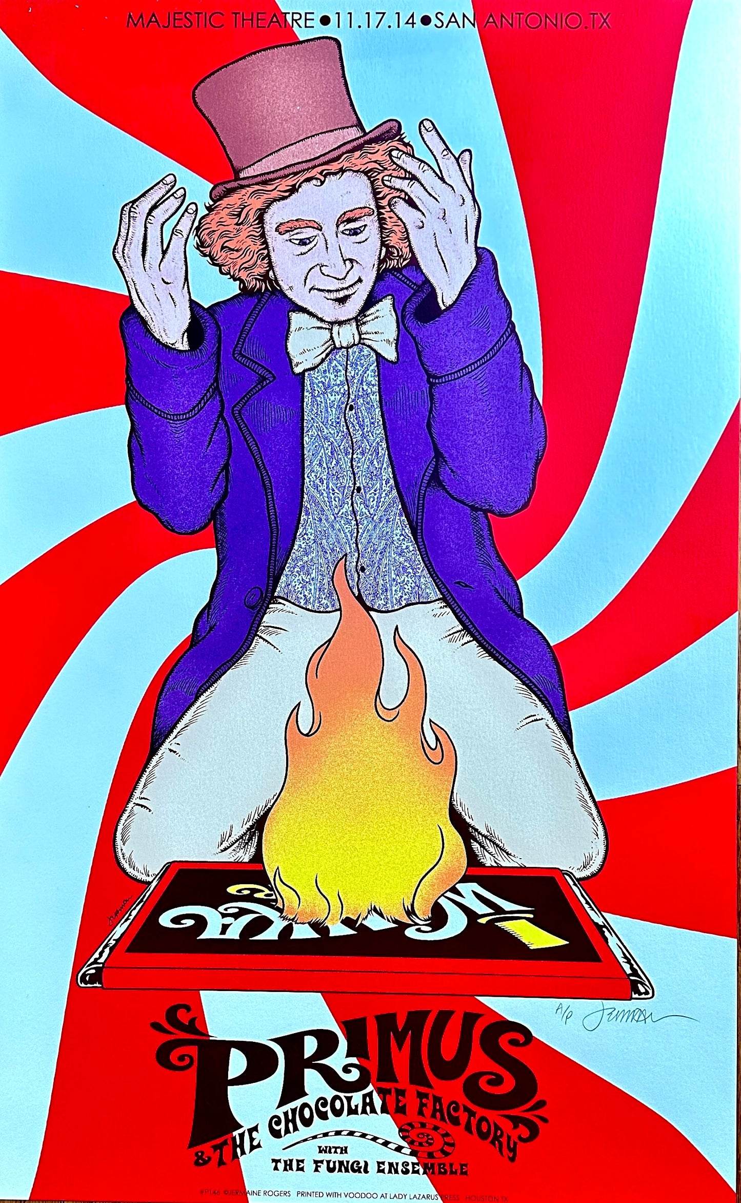 PRIMUS & THE CHOCOLATE FACTORY & THE FUNGI ENSEMBLE JERMAINE ROGERS