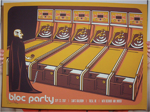 BLOC PARTY CAIN'S BALLROOM 2007 SLATER