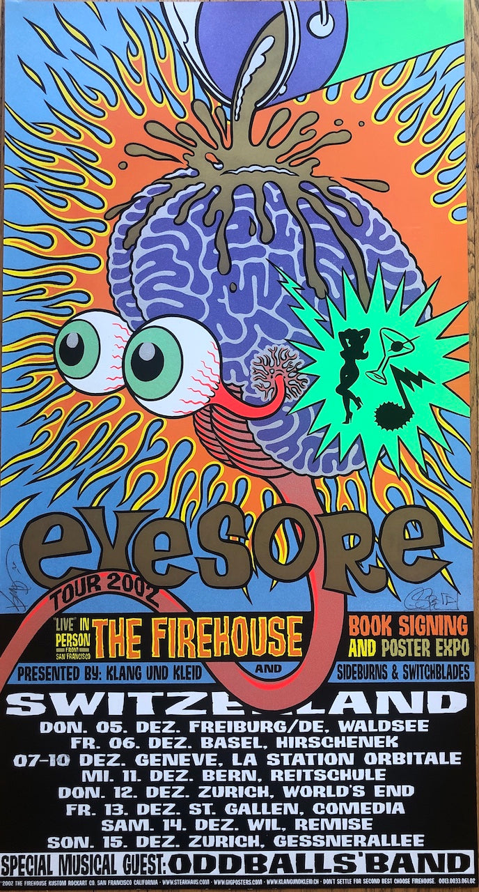 EYESORE TOUR POSTERS 2002