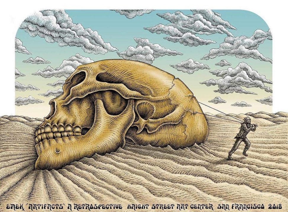 "ARTIFACTS” POSTER SAN FRANCISCO 2018 EMEK