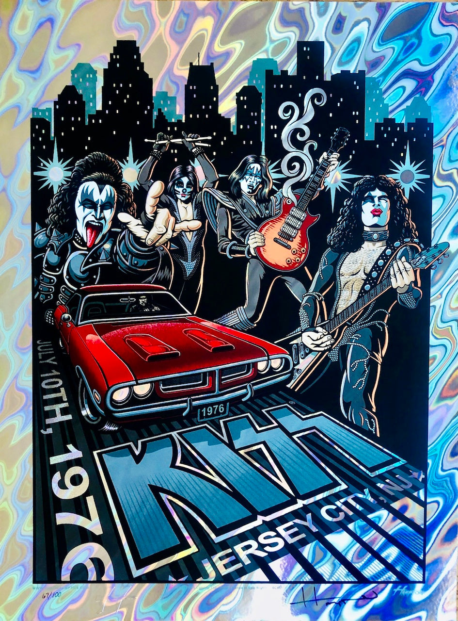 KISS 7/10/1976 JERSEY CITY, NJ