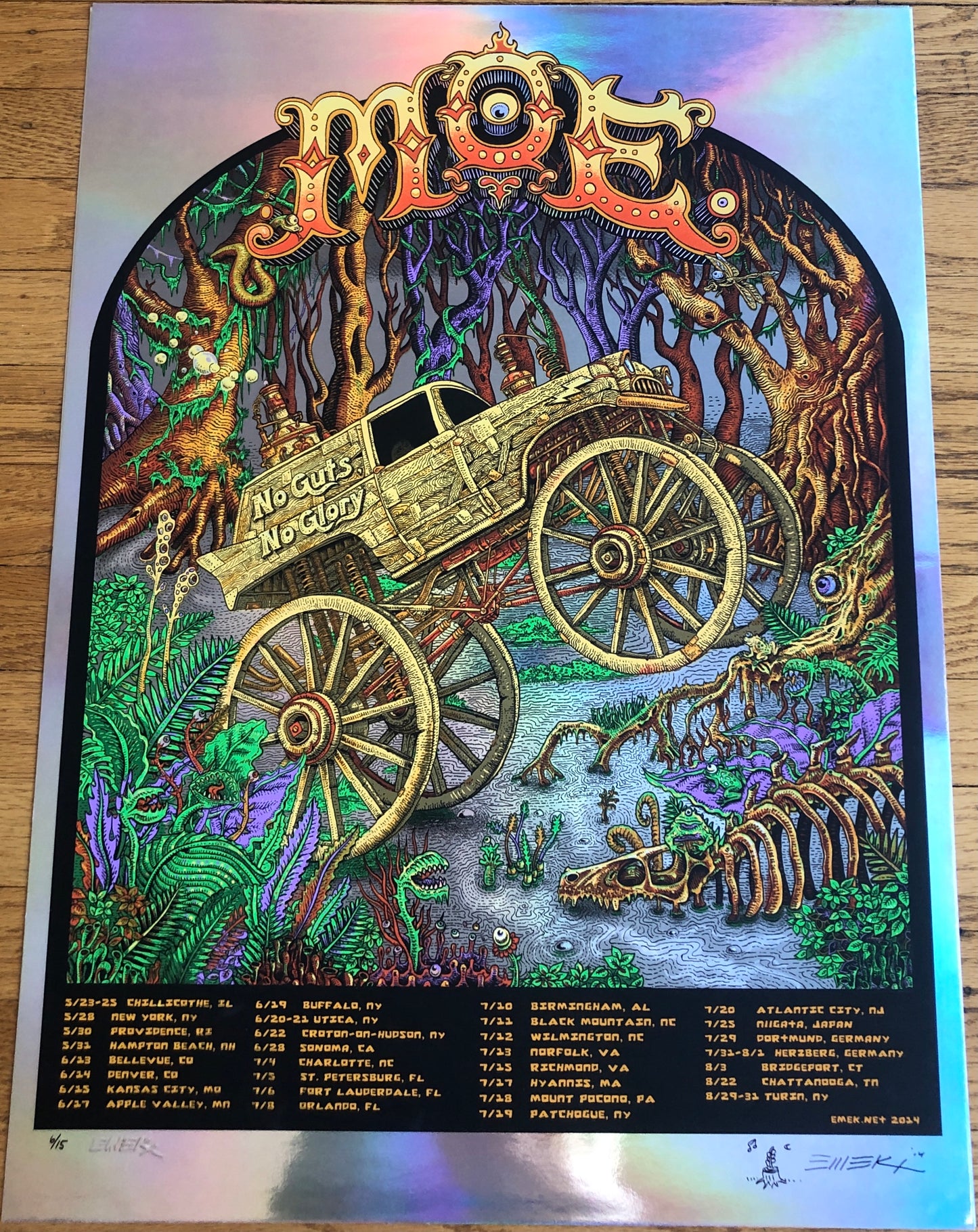 MOE “NO GUTS NO GLORY” 5/23-8/31/2014 SUMMER TOUR