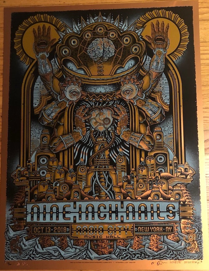 NINE INCH NAILS RADIO CITY NYC 2018 EMEK BURWELL