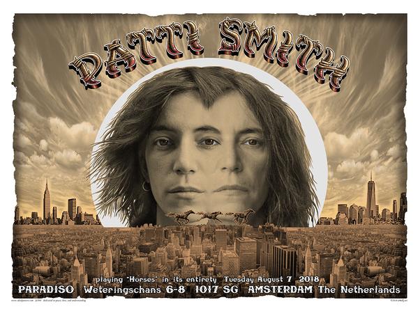 PATTI SMITH SUNSET PARADISO 2018 EMEK