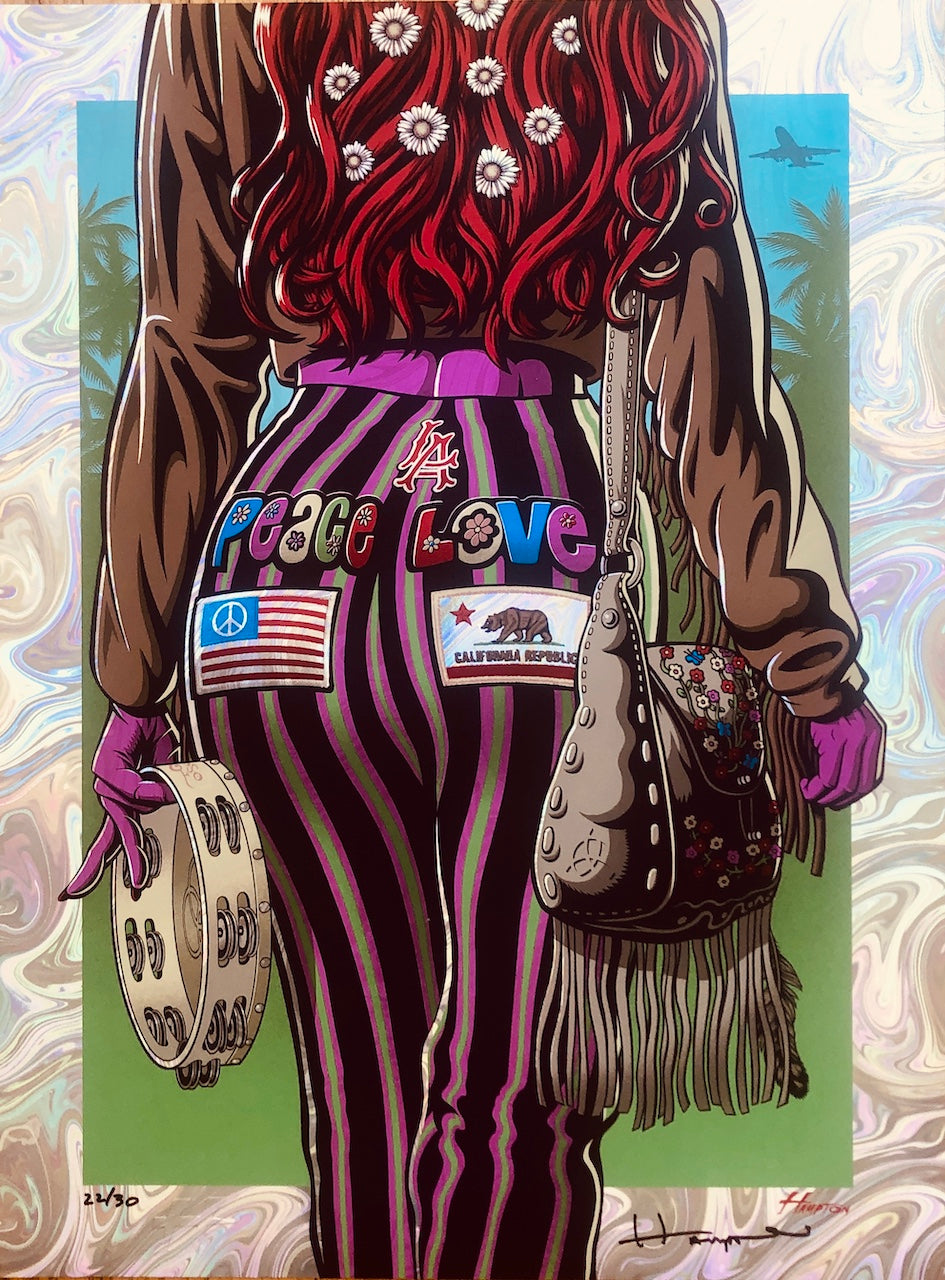 LED ZEPPELIN - GOING TO CALIFORNIA. LAVA PRINT