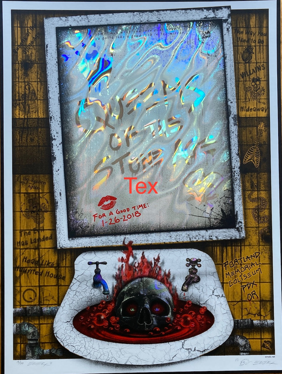 QUEENS OF THE STONE AGE MIRROR 2018 EMEK