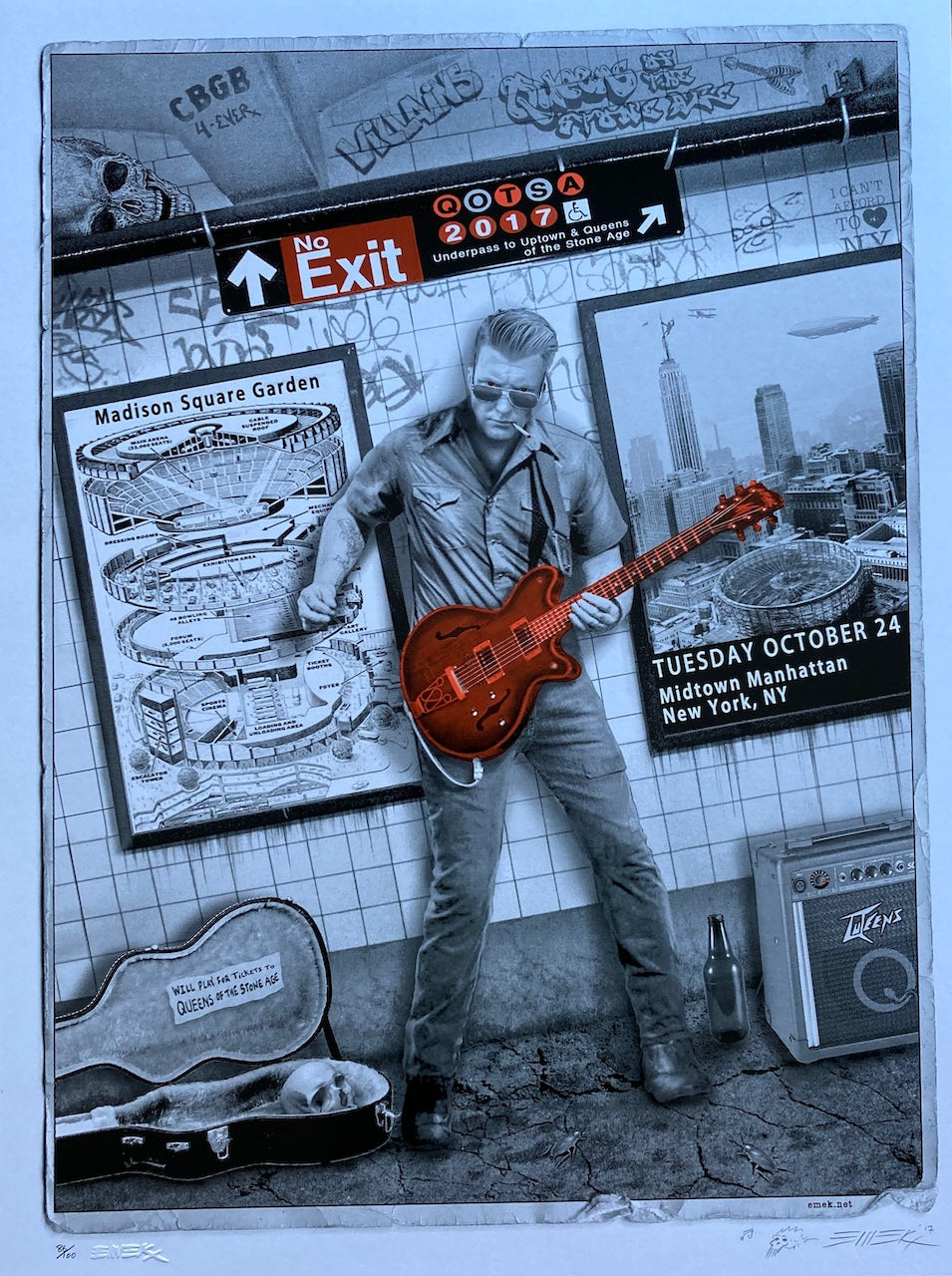 QUEENS OF THE STONE AGE SUBWAY MSG 2017 EMEK