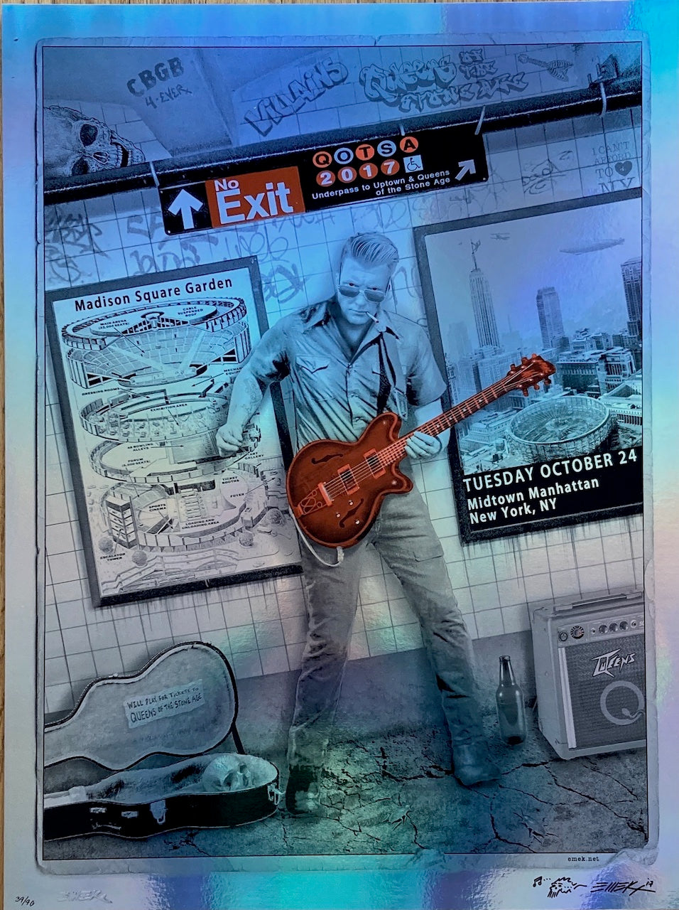 QUEENS OF THE STONE AGE SUBWAY MSG 2017 EMEK
