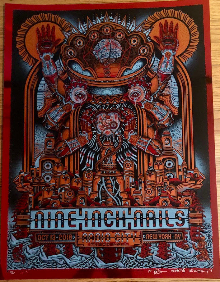 NINE INCH NAILS RADIO CITY NYC 2018 EMEK BURWELL