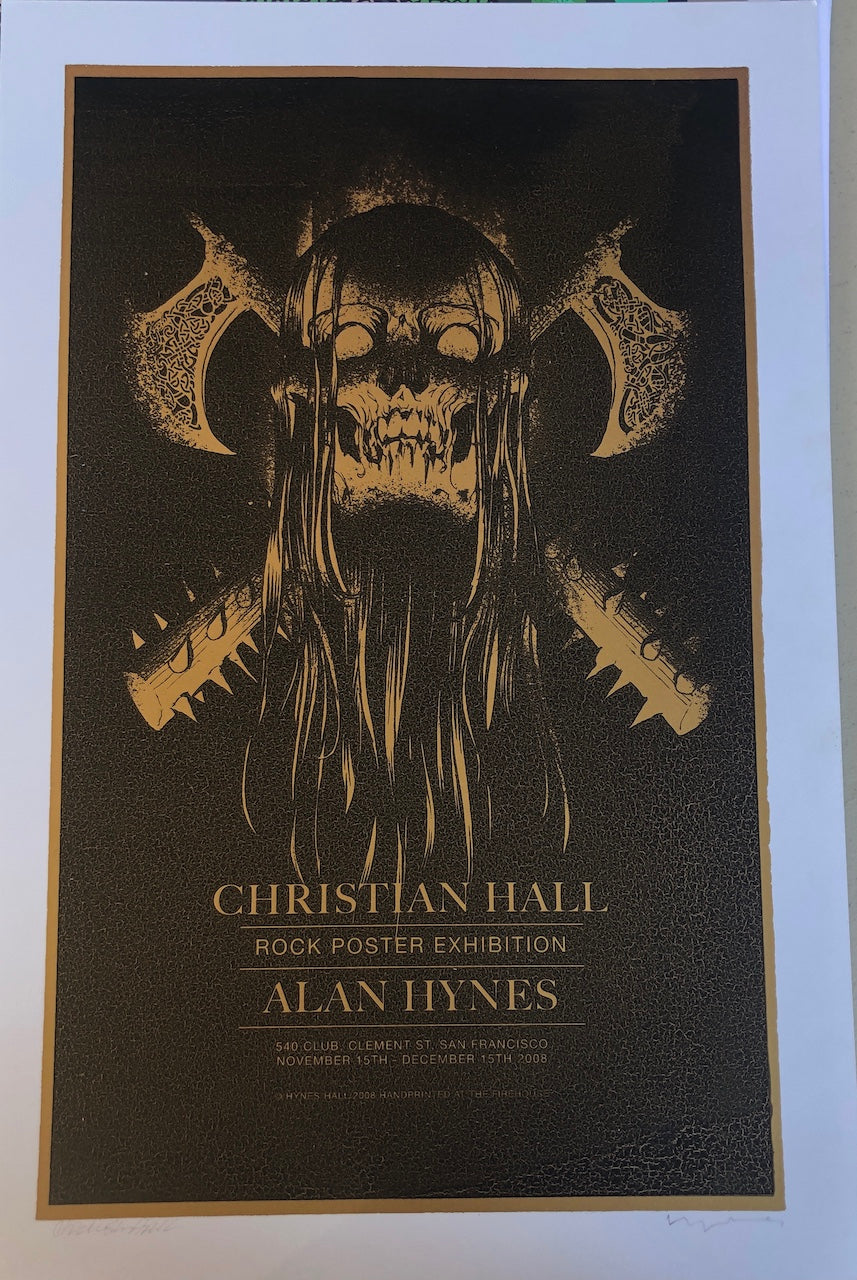 ROCK POSTER EXHIB CA 2008 HYNES