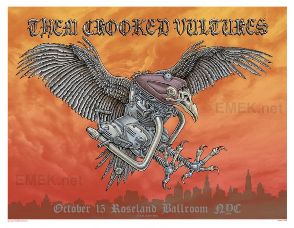 THEM CROOKED VULCHRES ROSELAND BALLROOM 2009 NYC EMEK