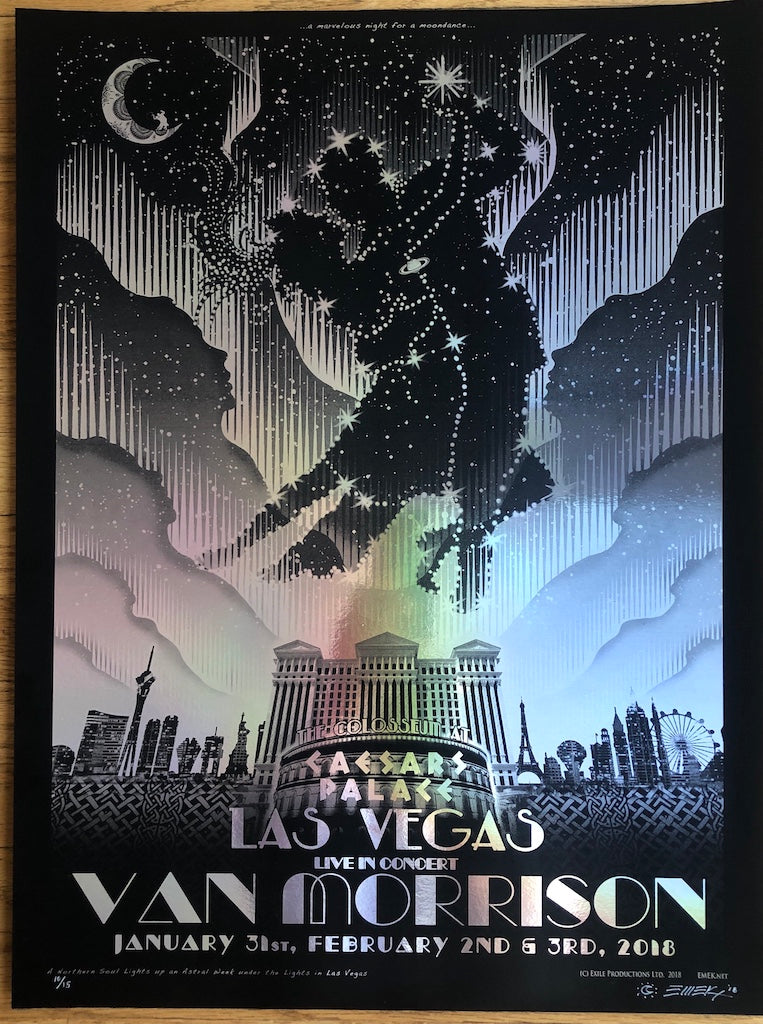 VAN MORRISON CAESARS PALACE , LAS VEGAS 01-02, 2018