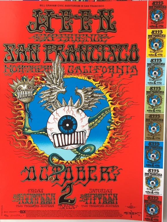 WEEN EYEBALL SF 2016 EMEK