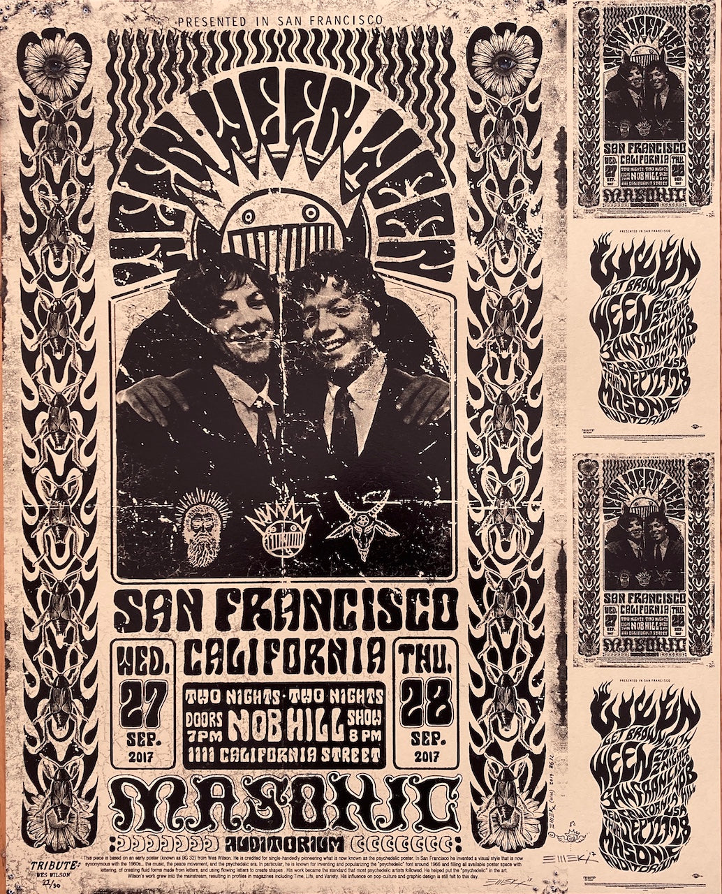 WEEN SAN FRANCISCO 2017 EMEK MASONIC AUFIYOTIUM
