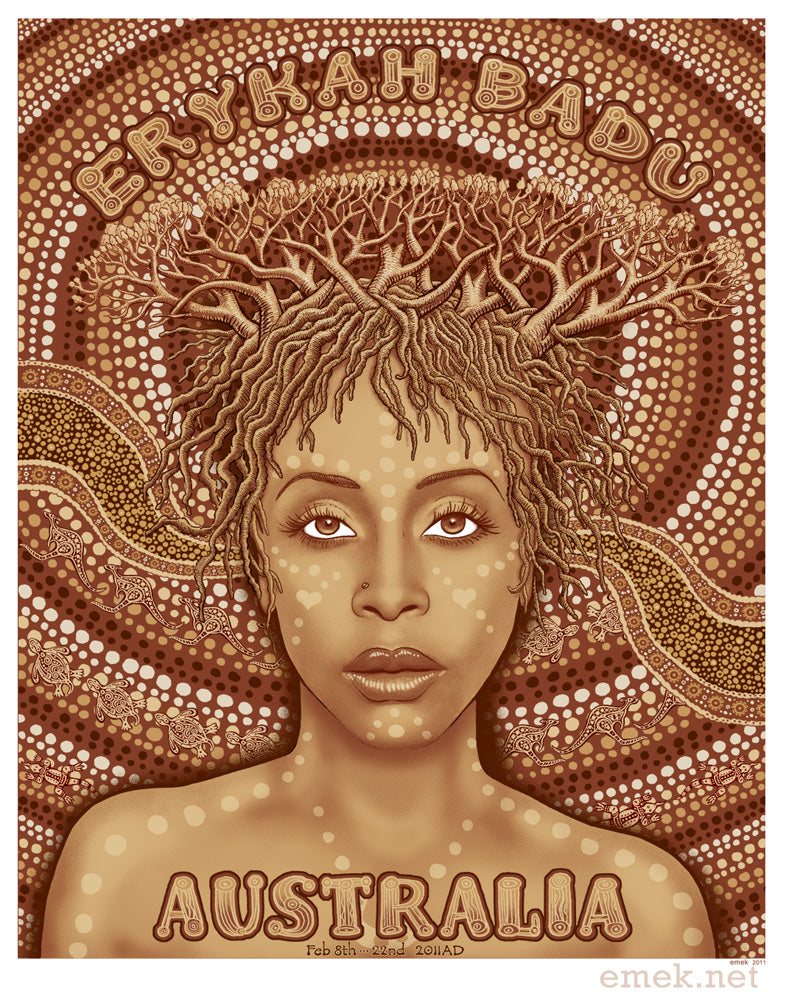 ERYKAH BADU AUSTRALIA 2011 EMEK