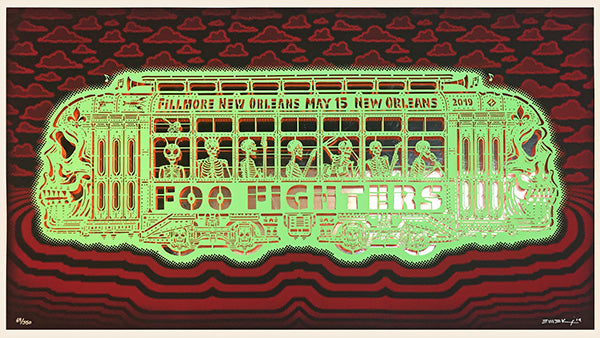 FOO FIGHTERS NEW ORLEANS 2019 EMEK