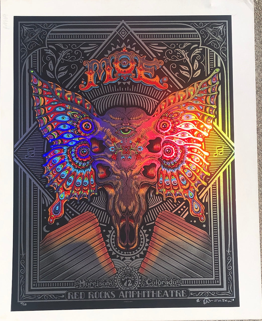 MOE. RED ROCKS 2018 EMEK