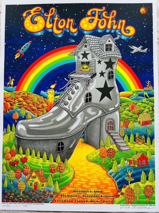 ELTON JOHN “FAREWELL YELLOW BRICK ROAD” CONCERT LAS VEGAS, 2022