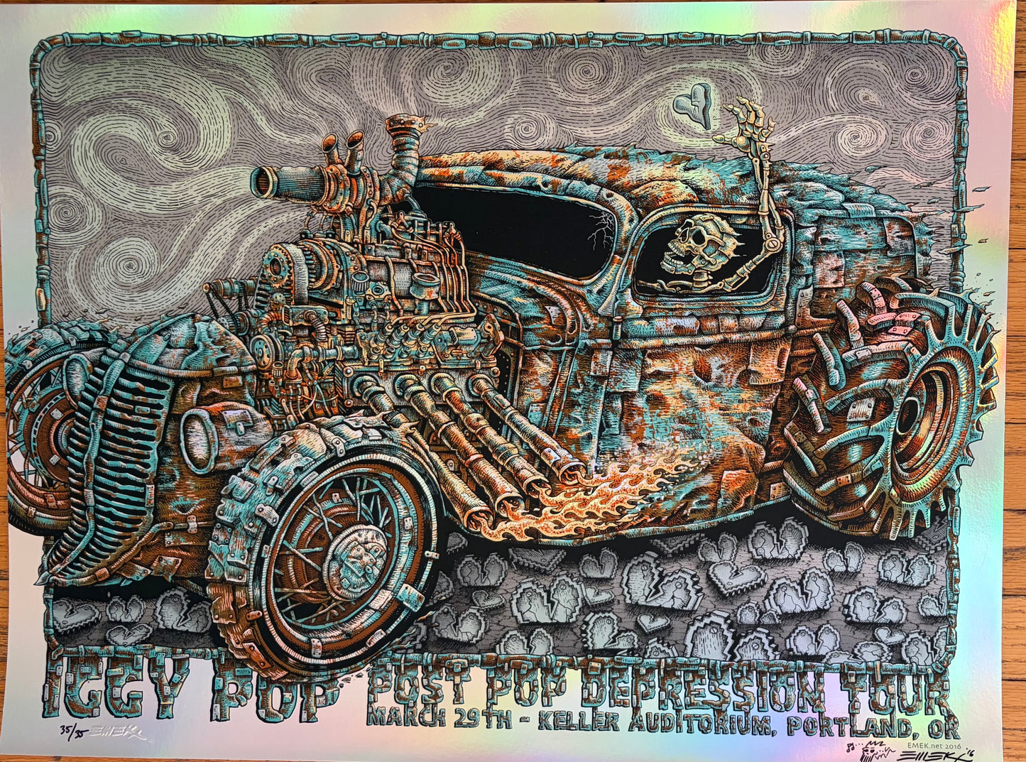 IGGY POP DEPRESSION TOUR FOIL EDITION
