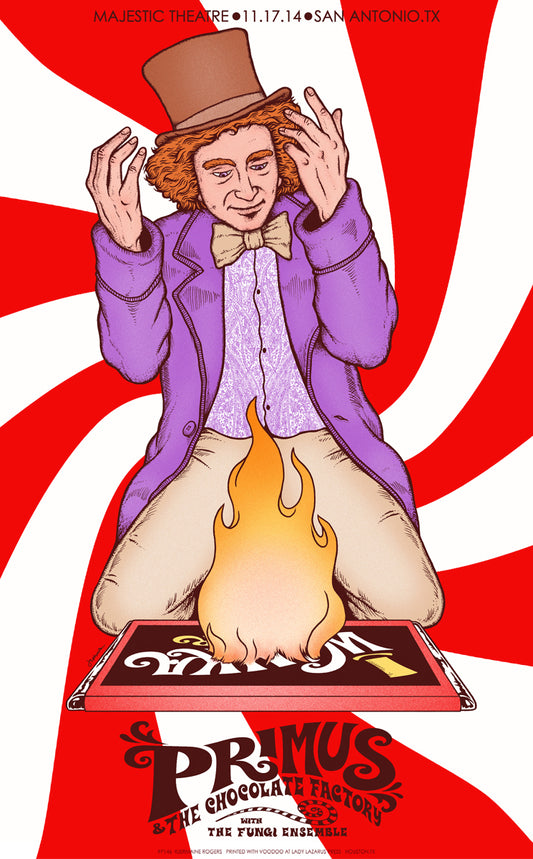 PRIMUS & THE CHOCOLATE FACTORY W/ THE FUNGI ENSEMBLE MINI PRINT