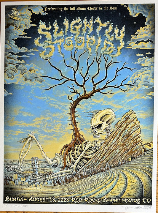 SLIGHTLY STOOPID “CLOSER TO THE SUN” BLUE VARIANT, RED ROCKS, CO-EMEK