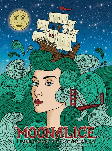 MOONALICE-WENDY WRIGHT "TRIBAL POW-WOW 4-20-2012" SLIM'S S.F. CA