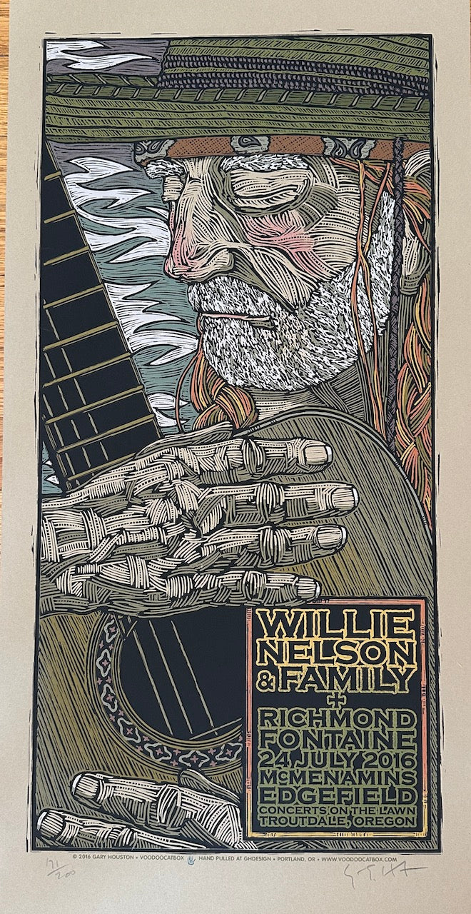 WILLIE NELSON & FAMILY + RICHMOND FONTAINE, McMENAMINS, TROUDTALE, OR 2016