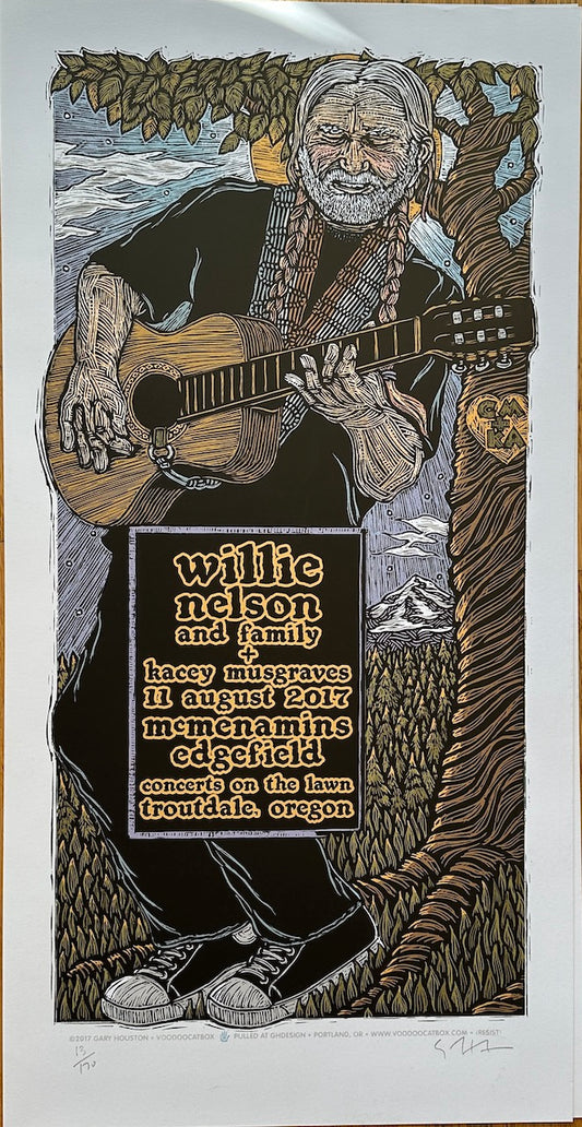 WILLIE NELSON & FAMILY+KACEY MUSGRAVES 8/11/2017 TROUTDALE, OR