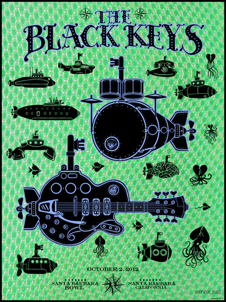 BLACK KEYS EMEK 10/2012 SANTA BARBARA BOWL