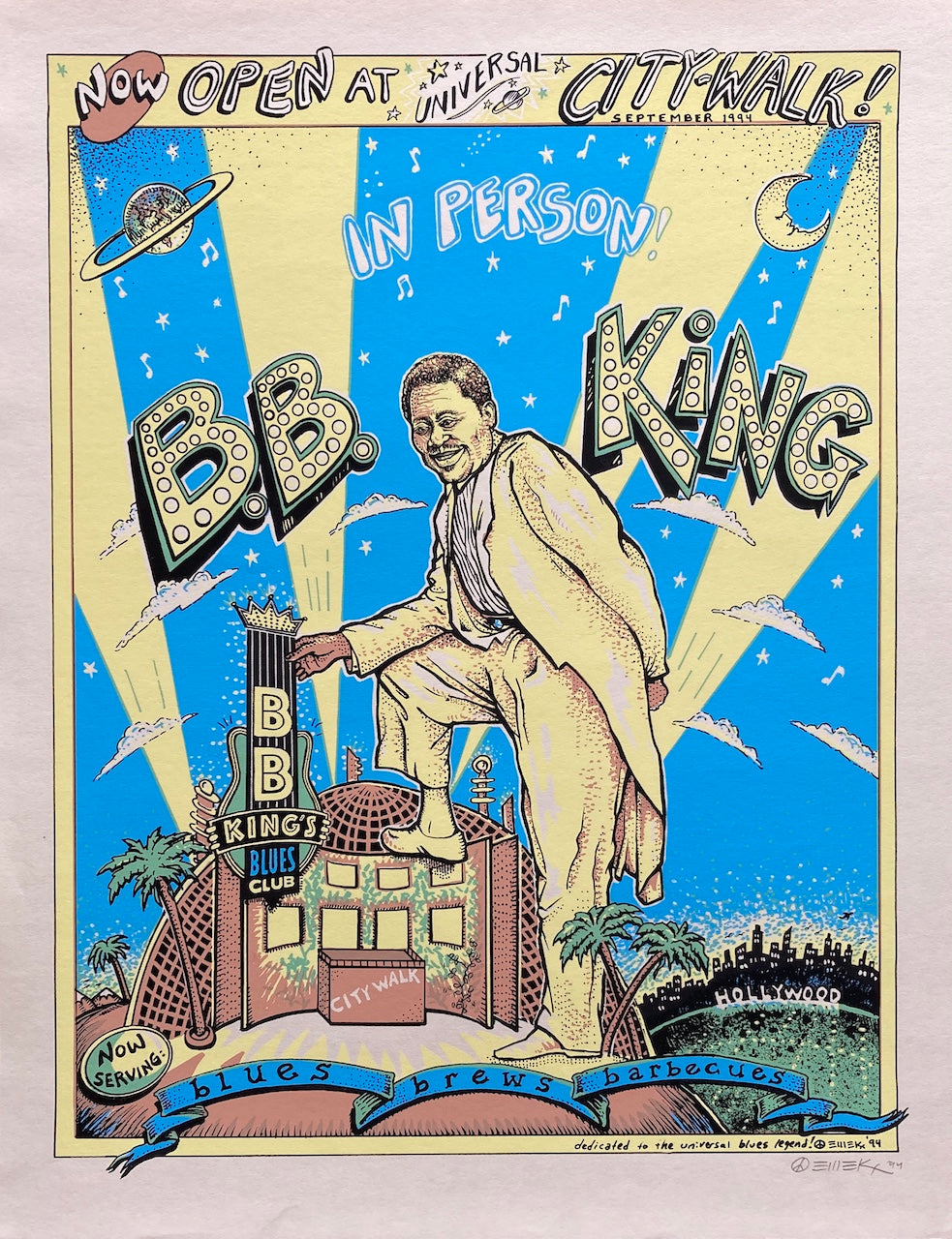 B.B. KING HOLLYWOOD, CA 1994 EMEK
