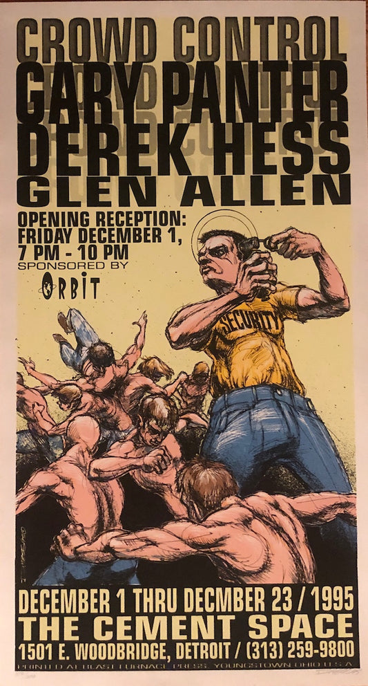 CROWD CONTROL-DEREK HESS CEMENT SPACE DETROIT 1995