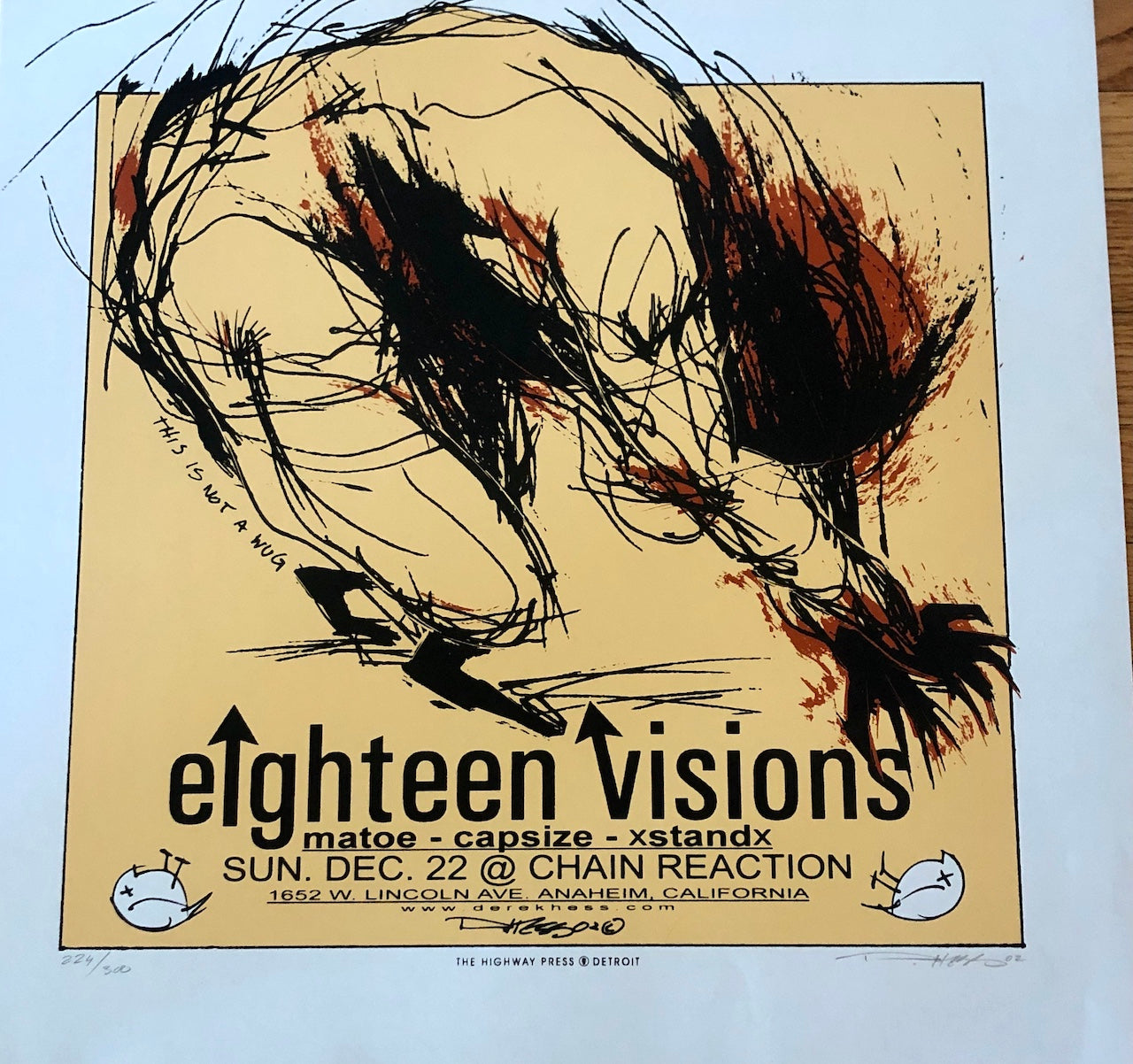 EIGHTEEN VISIONS-DEREK HESS 2002