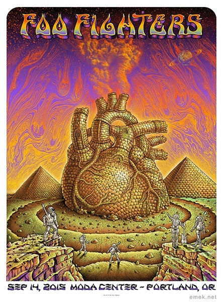 FOO FIGHTERS 9/14/2015 MODA CENTER, PORTLAND, OR, EMEK