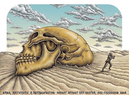 "ARTIFACTS” POSTER SAN FRANCISCO 2018 EMEK
