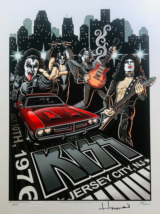 KISS 7/10/1976 JERSEY CITY, NJ