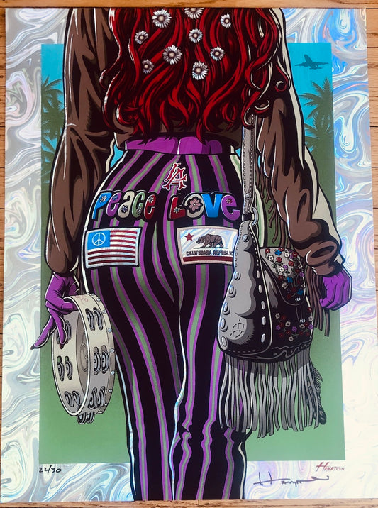 LED ZEPPELIN - GOING TO CALIFORNIA. LAVA PRINT