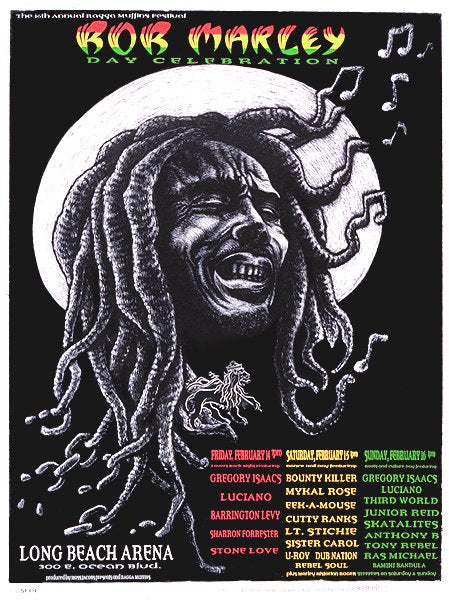 BOB MARLEY DAY CELEBRATION CA 1997 EMEK