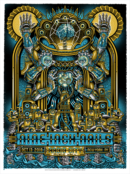 NINE INCH NAILS RADIO CITY NYC 2018 EMEK BURWELL