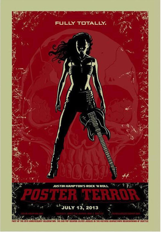 POSTER TERROR-JUSTIN HAMPTON 07/13.2013 CALAMITY JANE’S, SEATTLE, WA