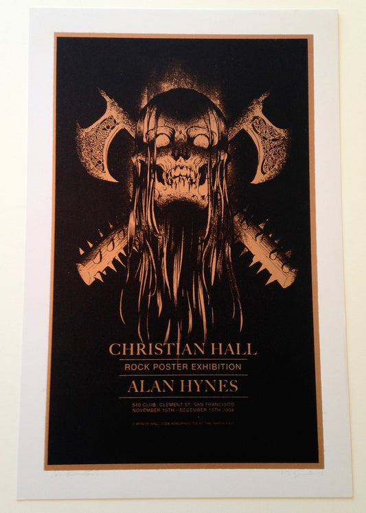 ROCK POSTER EXHIB CA 2008 HYNES