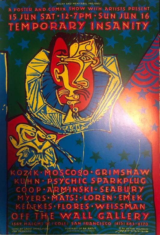 TEMPORARY INSANITY OFF THE WALL 1996 VICTOR MOSCOSO