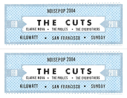 THE CUTS CA 2004 NOISEPOP HYNES