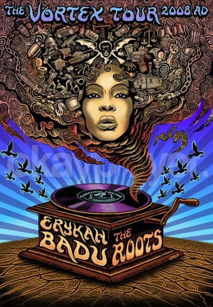 ERYKAH BADU & THe ROOTS VORTEX TOUR 2008 EMEK