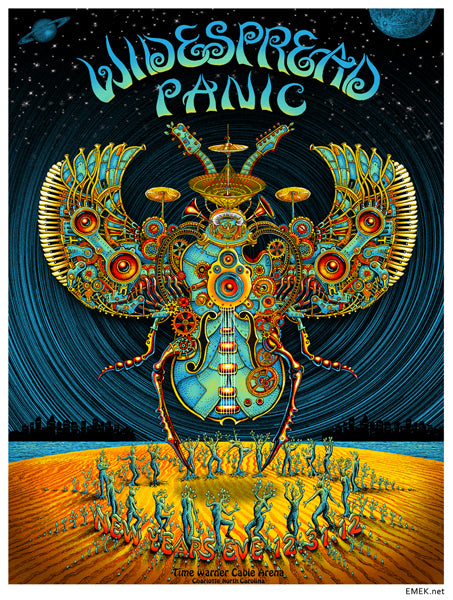 WIDESPREAD PANIC NORTH CAROLINA NYE 2012 EMEK