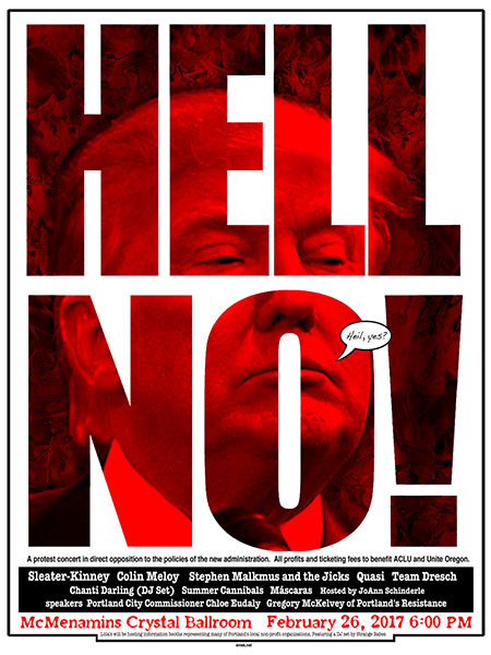 HELL NO! PROTEST CONCERT 2017 EMEK