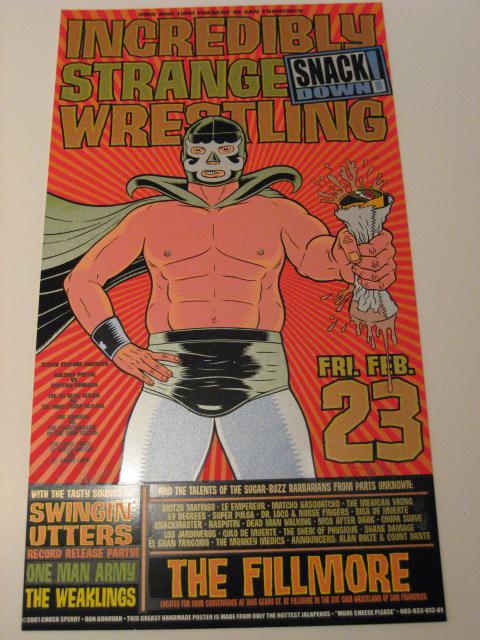 INCREDIBLY STRANGE WRESTLING SIGNED